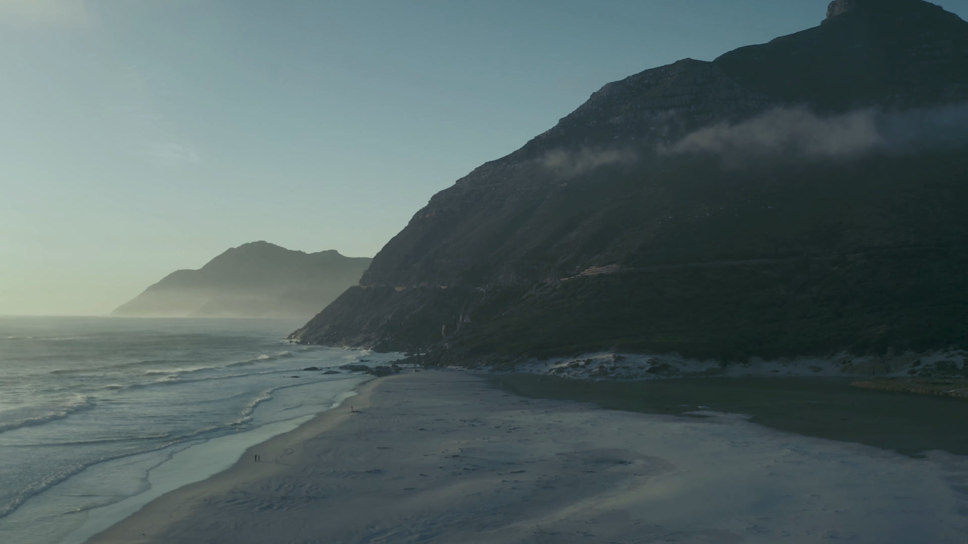 Illustrative misty coast, not an Almajour property